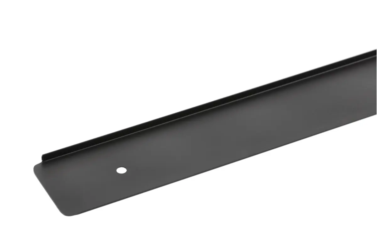Boční lišta 38 mm ľavá, 600mm, čierna