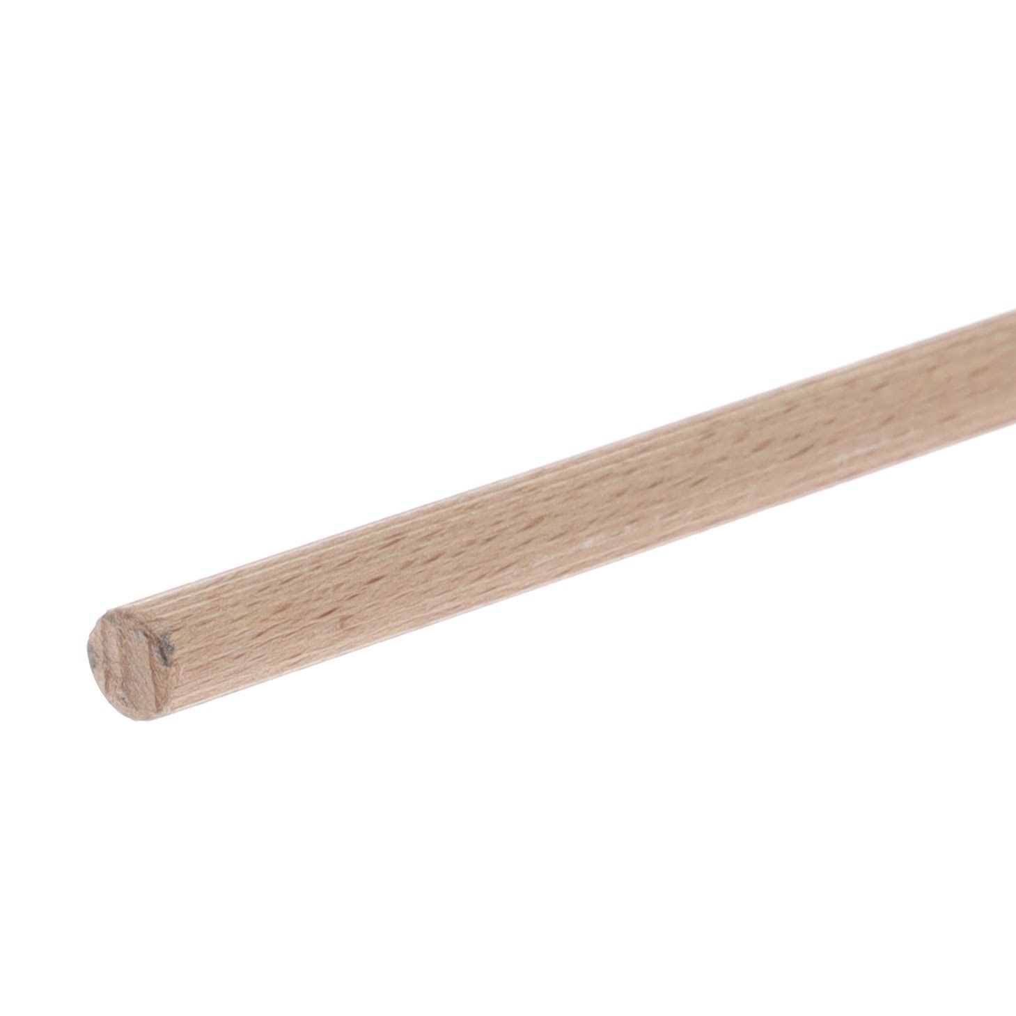 Spojovacia tyč, 6x1000 mm, rýhovaná, nekalibrovaný, buk