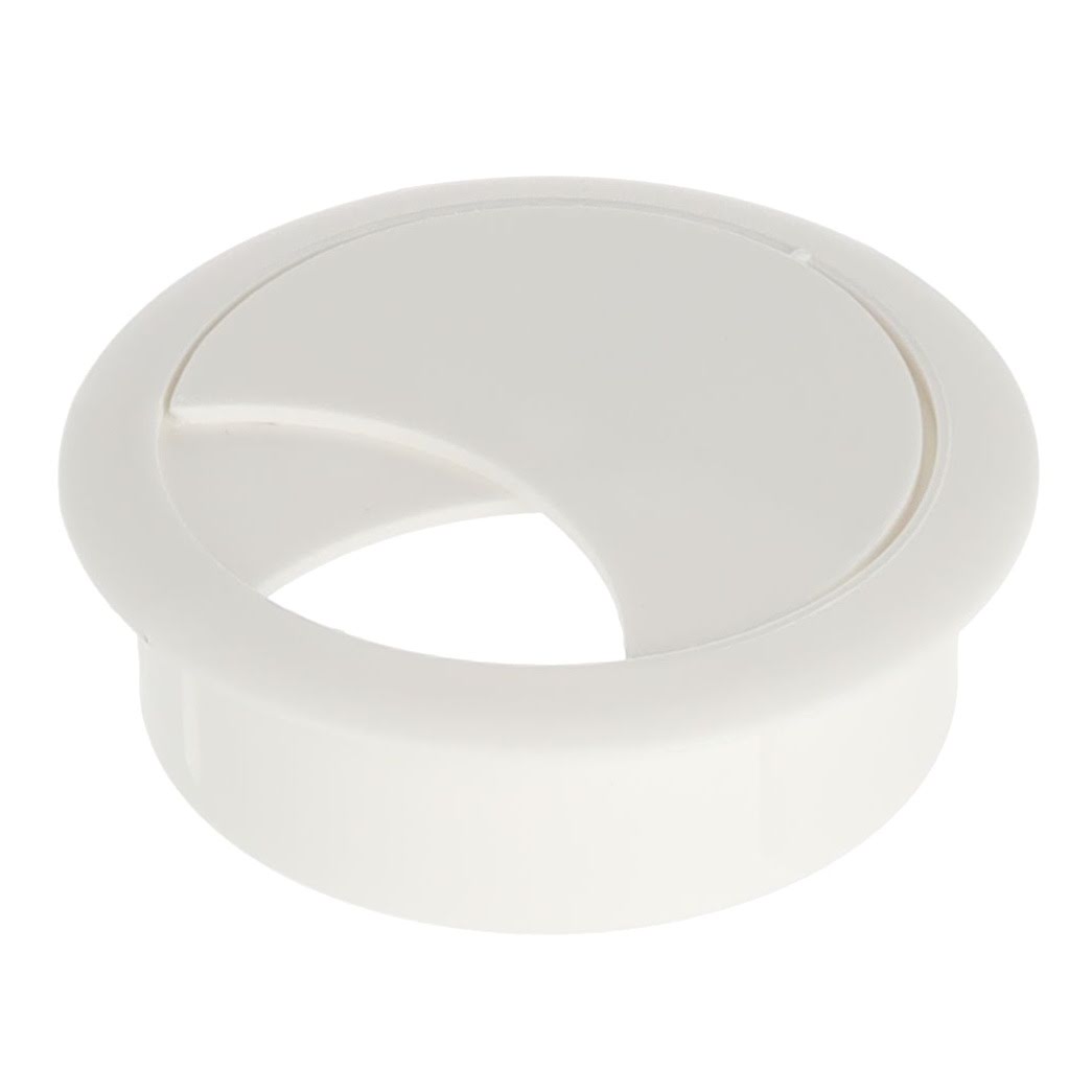 Priechodka káblová okrúhla zatváracia o60 mm, H20, biela