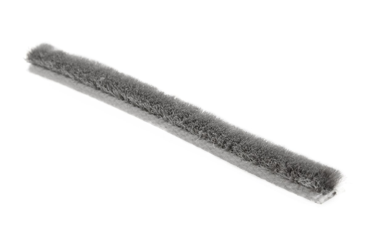 Štetina dorazová 4,8 x 4 mm nasúvacia, čierna, 1m