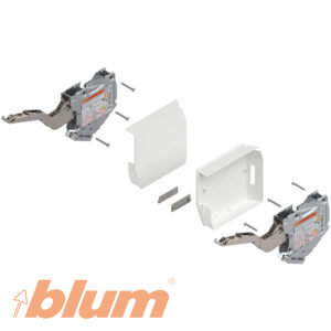 BLUM 20K2E00T AVENTOS HK-S ZDVÍHAČ VERZIA TIP-ON KRYTKY BIELE HRANATÉ