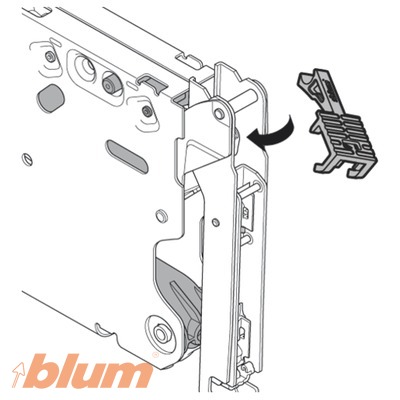 BLUM 20K7A41 AVENTOS HK-S OBMEDZOVAČ UHLA OTVORENIA 100° – Obrázok 3