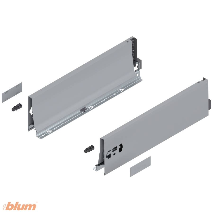 BLUM 378K4002SA ANTARO BOČNICA ŠEDÁ 400MM