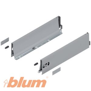 BLUM 378K4502SA ANTARO BOČNICA ŠEDÁ 450MM