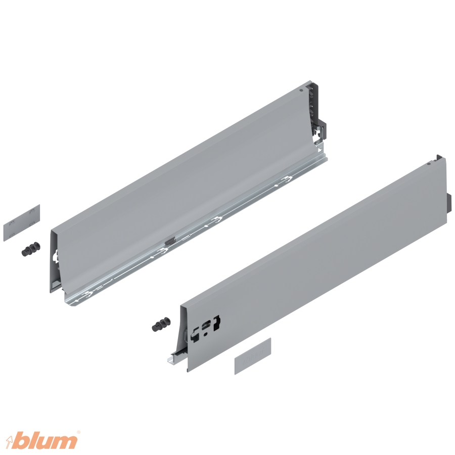 BLUM 378K5502SA ANTARO BOČNICA ŠEDÁ 550MM