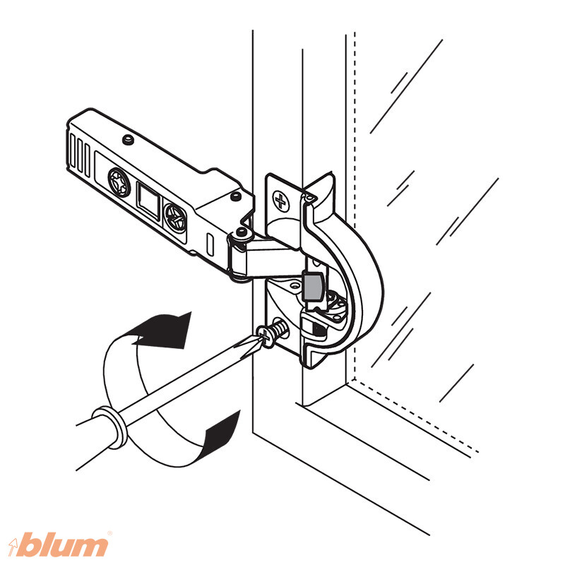 BLUM 71B950A ZÁVES CLIP TOP BLUMOTION NALOŽENÝ S PEROM BRZDENÝ PRE HLINÍKOVÉ RÁMY 95° – Obrázok 2