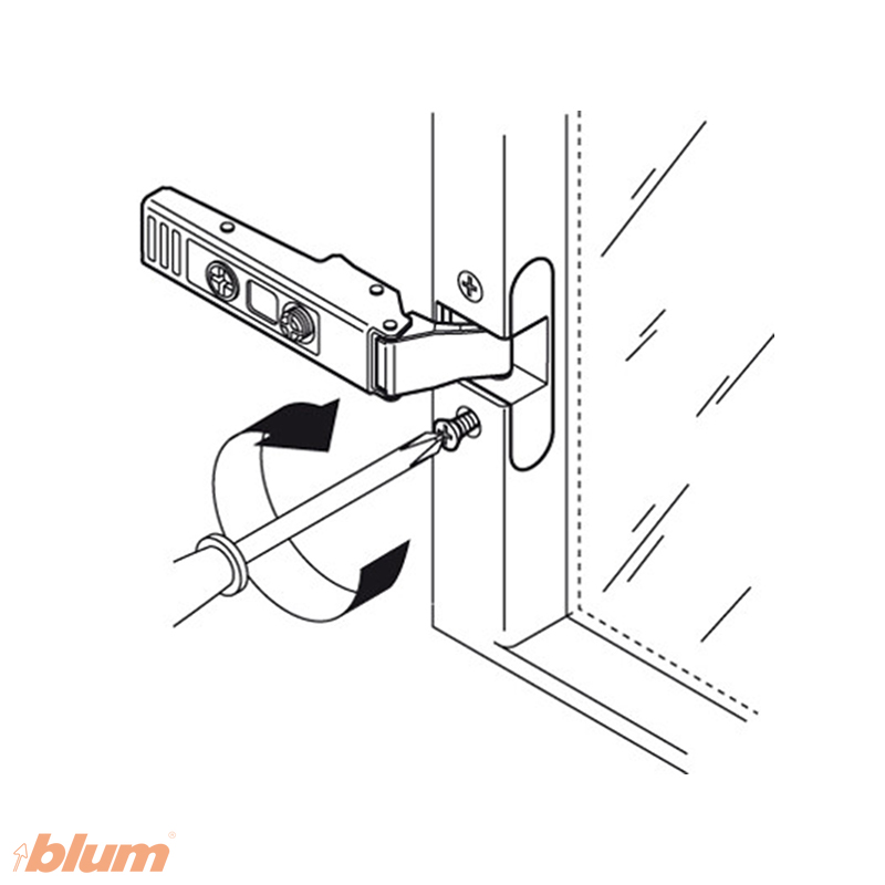 BLUM 71T970A ZÁVES CLIP TOP VLOŽENÝ S PEROM PRE HLINÍKOVÉ RÁMY 95° – Obrázok 4