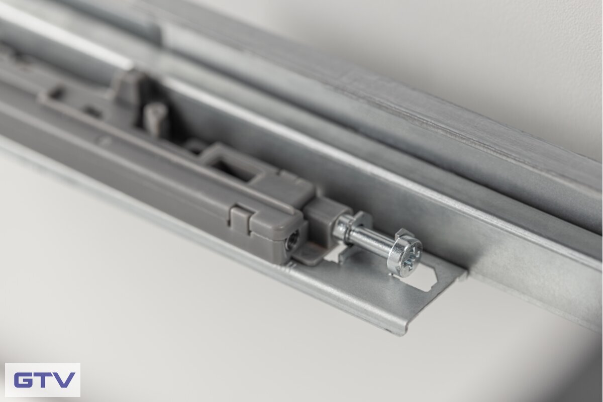 GTV AXISPRO zásuvka na 16tku, výška 168 mm (C), 550 mm, Push-To-Open / Tip-On, biela – Obrázok 10