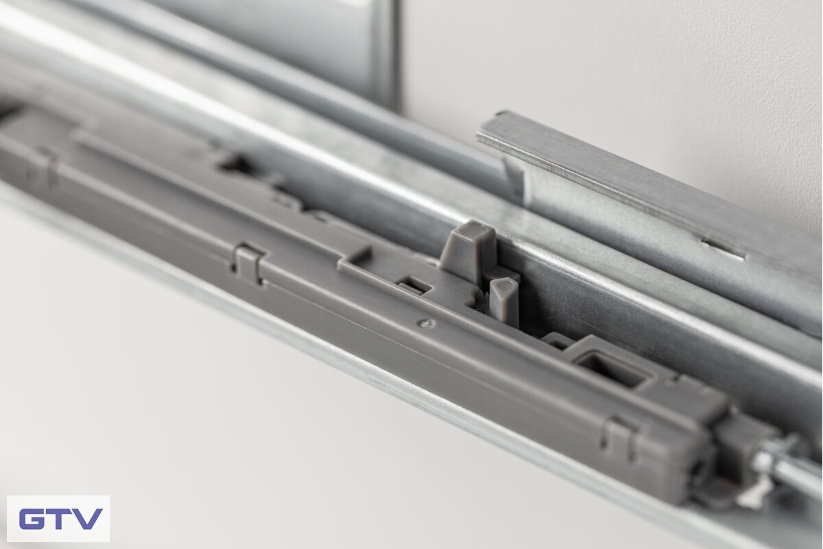 GTV AXISPRO zásuvka na 16tku, výška 168 mm (C), 550 mm, Push-To-Open / Tip-On, biela – Obrázok 9