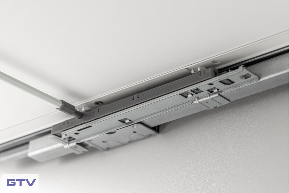 GTV AXISPRO zásuvka na 16tku, výška 168 mm (C), 550 mm, Push-To-Open / Tip-On, biela – Obrázok 8