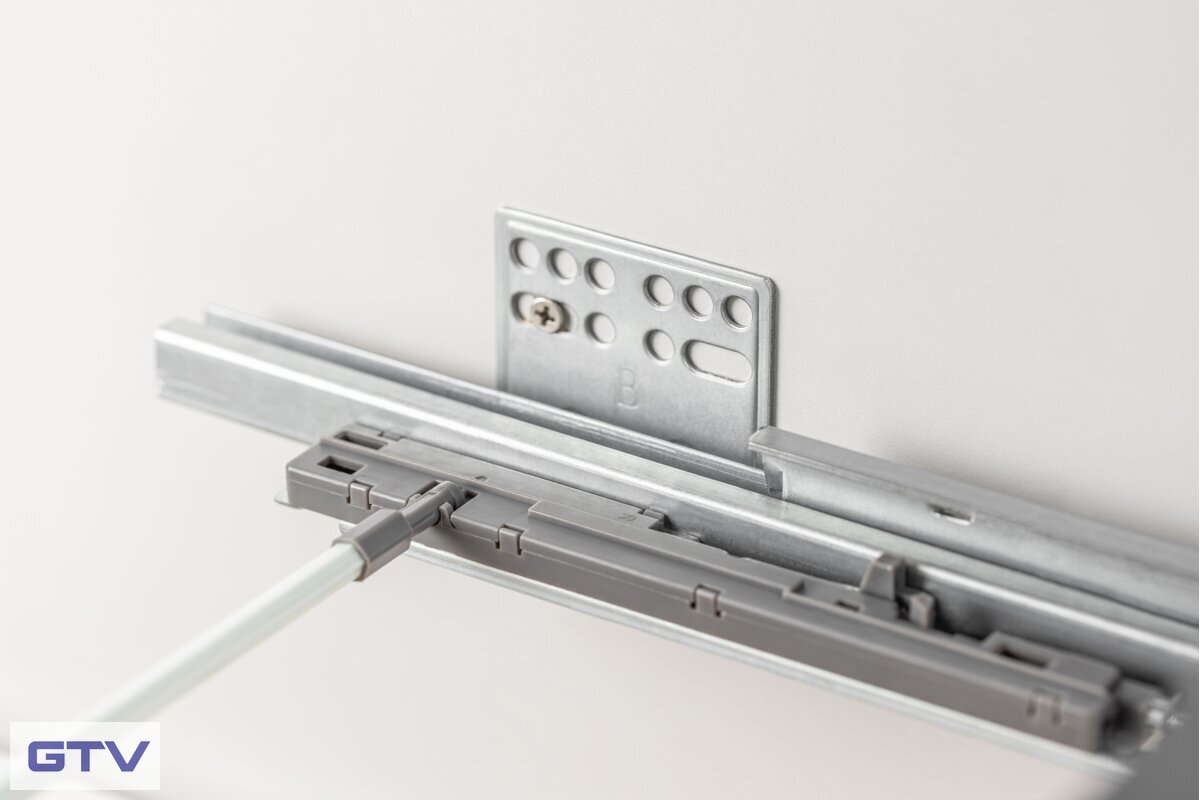 GTV AXISPRO zásuvka na 16tku, výška 168 mm (C), 550 mm, Push-To-Open / Tip-On, biela – Obrázok 15