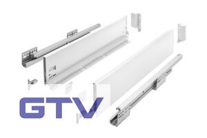 GTV AXISPRO zásuvka na 18tku, výška 120 mm (B), 450 mm, s doťahom, biela