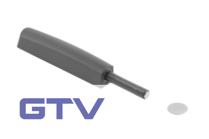 GTV SALTO, TIP-ON DVEROVÝ, DLHÝ S ADAPTÉROM, TMAVO ŠEDÝ
