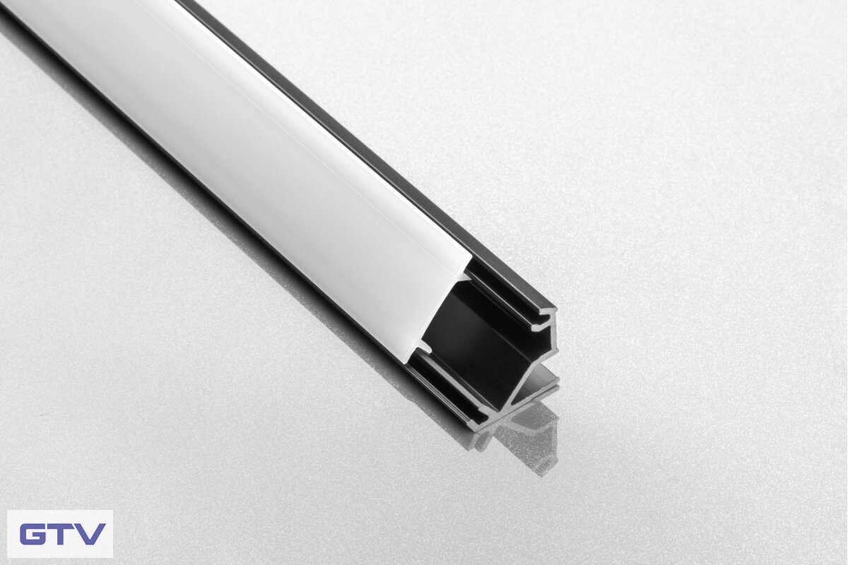 Krytka (difúzor) do LED profilu GTV GLAX, 2m, mliečna – Obrázok 3