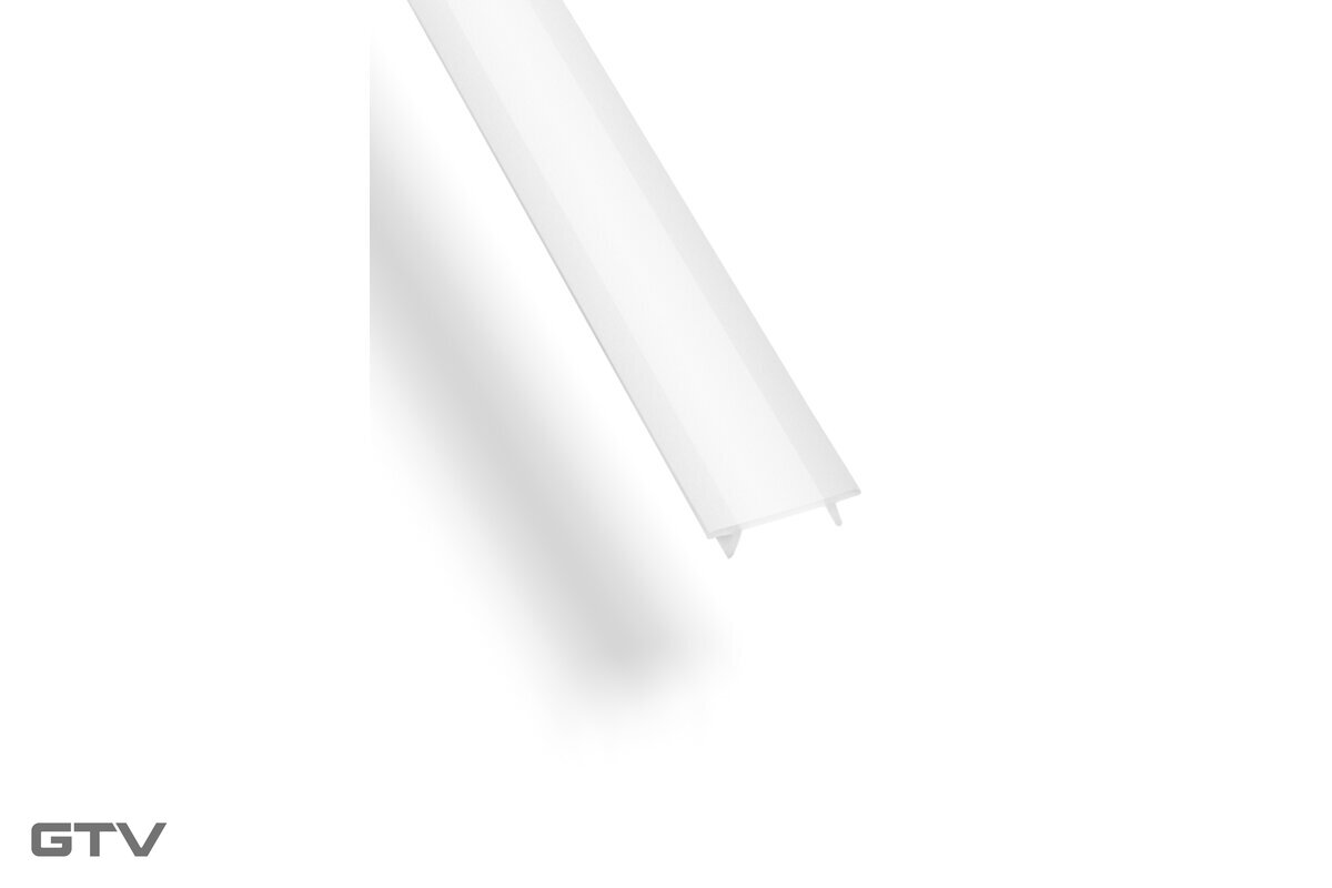 Krytka (difúzor) do LED profilu GTV GLAX, 3m, priehľadná