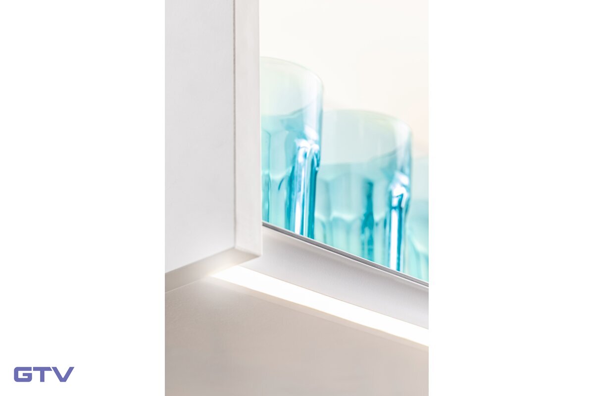 LED profil GTV GLAX, na hranu, 3m, biely – Obrázok 2