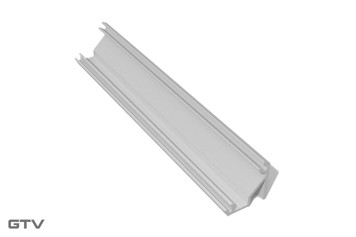 LED profil GTV GLAX, rohový, 2m, hliník