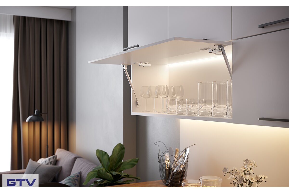 LED profil GTV GLAX, rohový, 2m, hliník – Obrázok 4