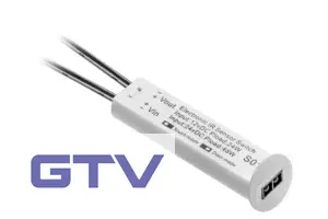 Univerzálny bezkontaktný (alebo dvojrýchlostný) spínač, 12V DC so stmievaním, biely